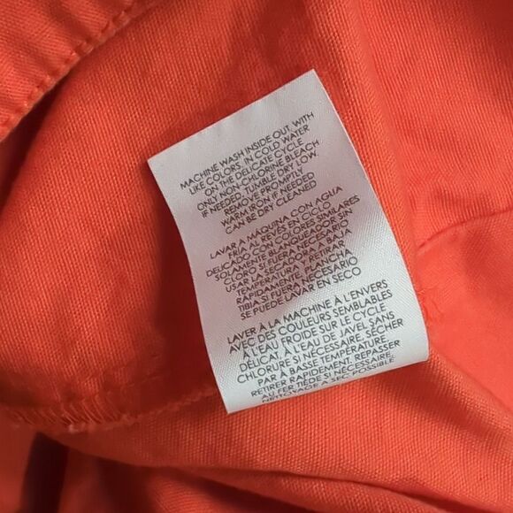 CAbi Jacket Womens Medium Orange #5098 Resort Jacket Cropped Boxy Spring - Picture 8 of 10